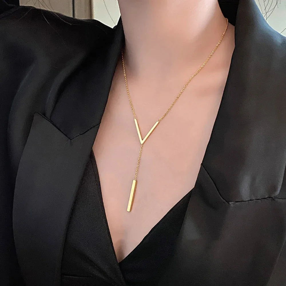 V-Shaped Elegance Necklace