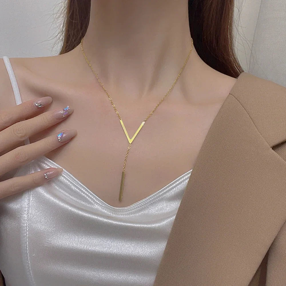 V-Shaped Elegance Necklace